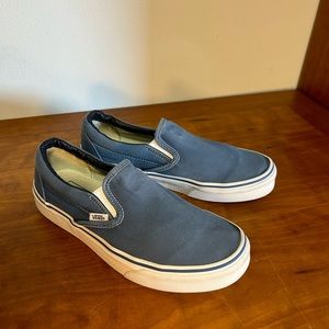 Blue Vans Classic Slip-On